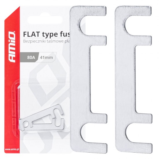 AMC-03493/AM - ΑΣΦΑΛΕΙΕΣ FLAT 41mm 80A AMIO - 2 Τεμ. ΑΣΦΑΛΕΙΕΣ FLAT 41mm 80A AMIO - 2 Τεμ.