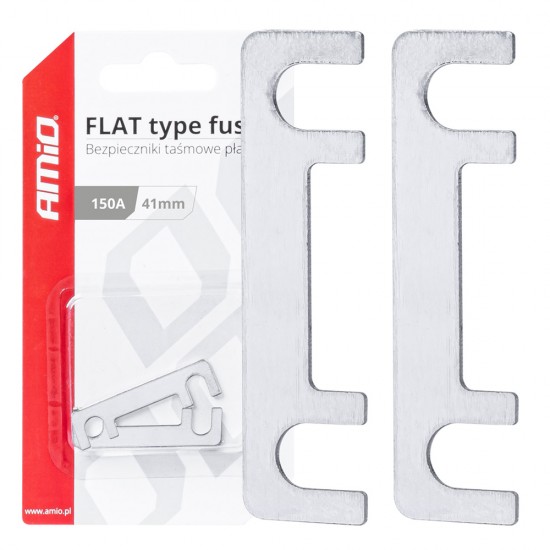 AMC-03495/AM - ΑΣΦΑΛΕΙΕΣ FLAT 41mm 150A AMIO - 2 Τεμ. ΑΣΦΑΛΕΙΕΣ FLAT 41mm 150A AMIO - 2 Τεμ.
