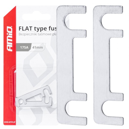 AMC-03496/AM - ΑΣΦΑΛΕΙΕΣ FLAT 41mm 175A AMIO - 2 Τεμ. ΑΣΦΑΛΕΙΕΣ FLAT 41mm 175A AMIO - 2 Τεμ.