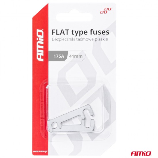 AMC-03496/AM - ΑΣΦΑΛΕΙΕΣ FLAT 41mm 175A AMIO - 2 Τεμ. ΑΣΦΑΛΕΙΕΣ FLAT 41mm 175A AMIO - 2 Τεμ.