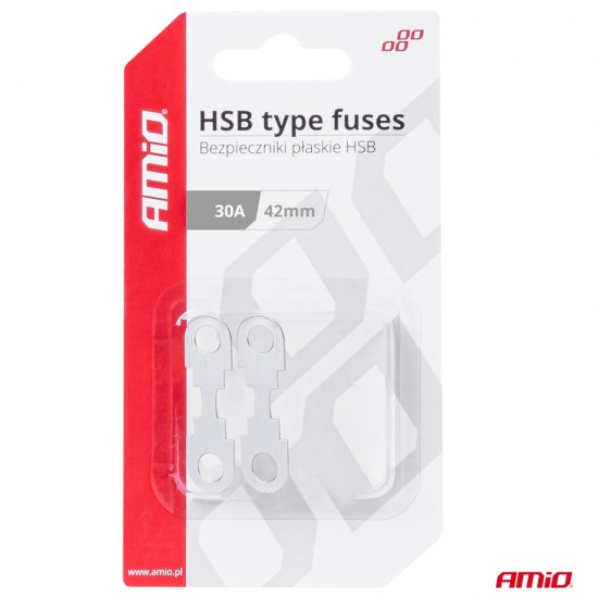 AMC-03497/AM - ΑΣΦΑΛΕΙΕΣ FLAT 42mm 30A AMIO - 2 Τεμ. ΑΣΦΑΛΕΙΕΣ FLAT 42mm 30A AMIO - 2 Τεμ.