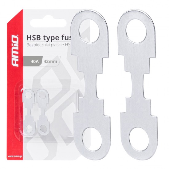 AMC-03498/AM - ΑΣΦΑΛΕΙΕΣ FLAT 42mm 40A AMIO - 2 Τεμ. ΑΣΦΑΛΕΙΕΣ FLAT 42mm 40A AMIO - 2 Τεμ.