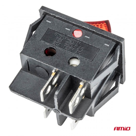 AMC-03613/AM - ΔΙΑΚΟΠΤΗΣ ON/OFF 12/24V 4 ΕΠΑΦΩΝ ΟΡΘΟΓΩΝΙΟΣ ΚΟΚΚΙΝΟΣ ΦΩΤΙΣΜΟΣ ΑΜΙΟ - 1 ΤΕΜ. ΔΙΑΚΟΠΤΗΣ ON/OFF 12/24V 4 ΕΠΑΦΩΝ ΟΡΘΟΓΩΝΙΟΣ ΚΟΚΚΙΝΟΣ ΦΩΤΙΣΜΟΣ ΑΜΙΟ - 1 ΤΕΜ.