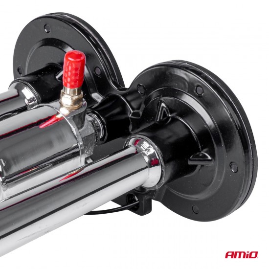 AMC-03617/AM - ΚΟΡΝΑ ΠΝΕΥΜΑΤΙΚΗ 12/24V 118db ΔΙΠΛΗ 2 ΤΟΝΩΝ ΧΡΩΜΙΟ ΑΜΙΟ - 1 ΤΕΜ. ΚΟΡΝΑ ΠΝΕΥΜΑΤΙΚΗ 12/24V 118db ΔΙΠΛΗ 2 ΤΟΝΩΝ ΧΡΩΜΙΟ ΑΜΙΟ - 1 ΤΕΜ.