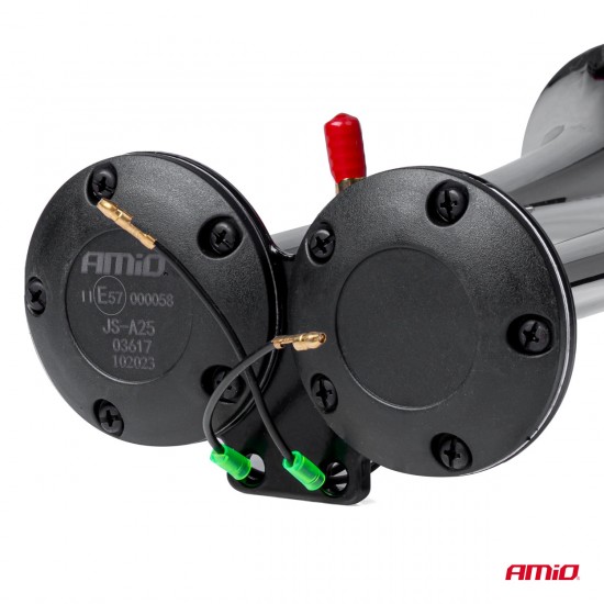AMC-03617/AM - ΚΟΡΝΑ ΠΝΕΥΜΑΤΙΚΗ 12/24V 118db ΔΙΠΛΗ 2 ΤΟΝΩΝ ΧΡΩΜΙΟ ΑΜΙΟ - 1 ΤΕΜ. ΚΟΡΝΑ ΠΝΕΥΜΑΤΙΚΗ 12/24V 118db ΔΙΠΛΗ 2 ΤΟΝΩΝ ΧΡΩΜΙΟ ΑΜΙΟ - 1 ΤΕΜ.