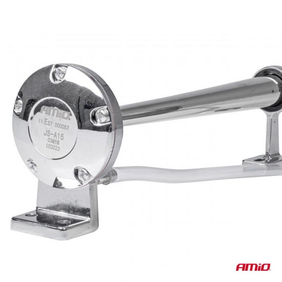 AMC-03618/AM - ΚΟΡΝΑ ΠΝΕΥΜΑΤΙΚΗ ΜΟΝΗ 12V (ΜΗΚΟΣ:45 cm ΔΙΑΜΕΤΡΟΣ ΕΞΟΔΟΥ: 9cm) ΧΡΩΜΙΟΥ AMIO - 1 Τεμ. ΚΟΡΝΑ ΠΝΕΥΜΑΤΙΚΗ ΜΟΝΗ 12V (ΜΗΚΟΣ:45 cm ΔΙΑΜΕΤΡΟΣ ΕΞΟΔΟΥ: 9cm) ΧΡΩΜΙΟΥ AMIO - 1 Τεμ.
