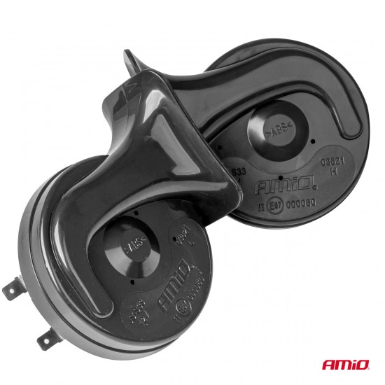 AMC-03621/AM - ΚΟΡΝΑ 12V 110db 2 ΤΟΝΩΝ 410Hz και 510Hz ΑΜΙΟ - 2 ΤΕΜ. ΚΟΡΝΑ 12V 110db 2 ΤΟΝΩΝ 410Hz και 510Hz ΑΜΙΟ - 2 ΤΕΜ.