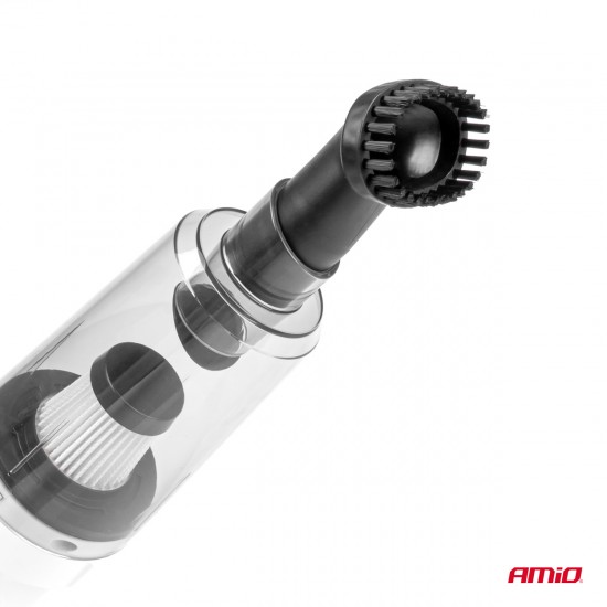 AMC-03691/AM - ΣΚΟΥΠΑΚΙ ΗΛΕΚΤΡΙΚΟ 12V ΜΕ 3 ΑΞΕΣΟΥΑΡ ΚΑΘΑΡΙΣΜΟΥ ΜΕ ΦΙΣ ΑΝΑΠΤΗΡΑ ΚΑΙ ΚΑΛΩΔΙΟ USB-C 7.4V 20min AMIO - 1 Τεμ. ΣΚΟΥΠΑΚΙ ΗΛΕΚΤΡΙΚΟ 12V ΜΕ 3 ΑΞΕΣΟΥΑΡ ΚΑΘΑΡΙΣΜΟΥ ΜΕ ΦΙΣ ΑΝΑΠΤΗΡΑ ΚΑΙ ΚΑΛΩΔΙΟ USB-C 7.4V 20min AMIO - 1 Τεμ.