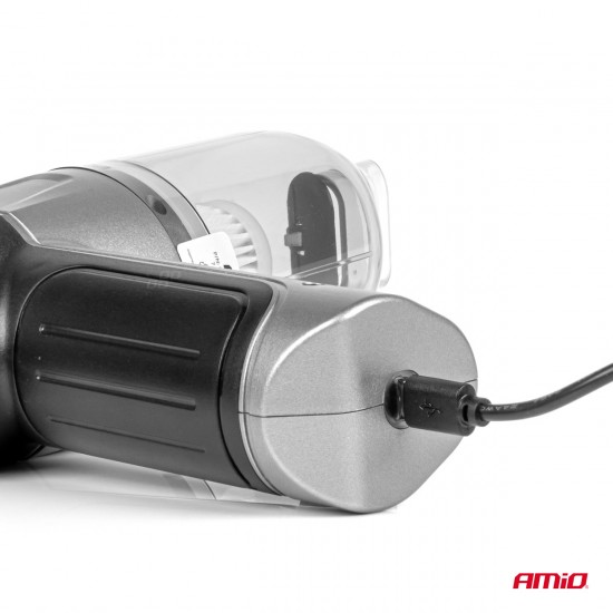 AMC-03692/AM - ΗΛΕΚΤΡΙΚΟ ΣΚΟΥΠΑΚΙ ΧΕΙΡΟΣ ΑΣΥΡΜΑΤΟ 40W ΜΕ 6 ΕΞΑΡΤΗΜΑΤΑ ΚΑΘΑΡΙΣΜΟΥ ΚΑΙ ΚΑΛΩΔΙΟ USB-C 7.4V 20min AMIO - 1 Τεμ. ΗΛΕΚΤΡΙΚΟ ΣΚΟΥΠΑΚΙ ΧΕΙΡΟΣ ΑΣΥΡΜΑΤΟ 40W ΜΕ 6 ΕΞΑΡΤΗΜΑΤΑ ΚΑΘΑΡΙΣΜΟΥ ΚΑΙ ΚΑΛΩΔΙΟ USB-C 7.4V 20min AMIO - 1 Τεμ.