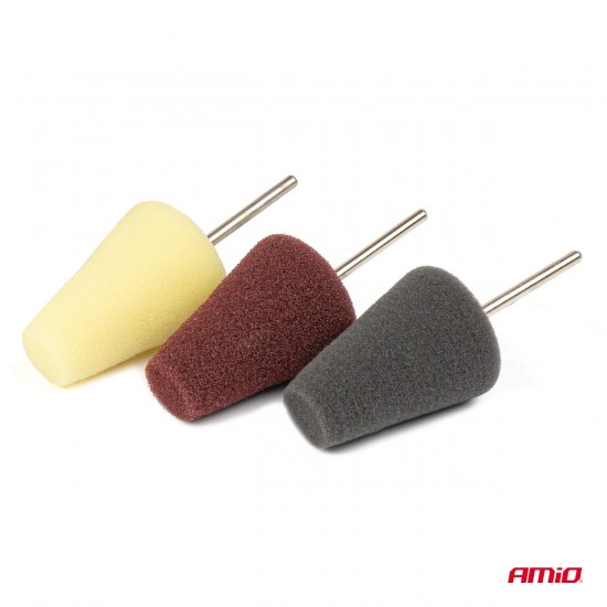 AMC-03715/AM - ΒΟΥΡΤΣΑΚΙΑ ΓΥΑΛΙΣΜΑΤΟΣ ΚΩΝΙΚΑ ΓΙΑ ΔΡΑΠΑΝΟ ΑΜΙΟ - 3 ΤΕΜ. ΒΟΥΡΤΣΑΚΙΑ ΓΥΑΛΙΣΜΑΤΟΣ ΚΩΝΙΚΑ ΓΙΑ ΔΡΑΠΑΝΟ ΑΜΙΟ - 3 ΤΕΜ.