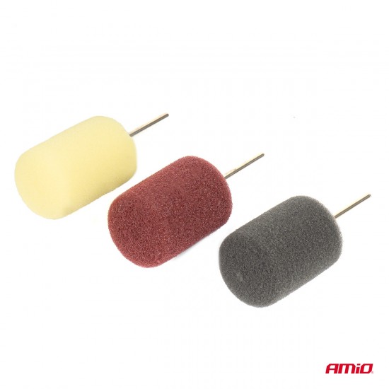 AMC-03716/AM - ΒΟΥΡΤΣΑΚΙΑ ΓΥΑΛΙΣΜΑΤΟΣ ΚΥΛΙΝΔΡΙΚΑ ΓΙΑ ΔΡΑΠΑΝΟ ΑΜΙΟ - 3 ΤΕΜ. ΒΟΥΡΤΣΑΚΙΑ ΓΥΑΛΙΣΜΑΤΟΣ ΚΥΛΙΝΔΡΙΚΑ ΓΙΑ ΔΡΑΠΑΝΟ ΑΜΙΟ - 3 ΤΕΜ.