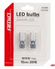 T10e W5W 12/24V 15x2016 SMD LED CAN-BUS ΛΕΥΚΟ 2ΤΕΜ. AMIO