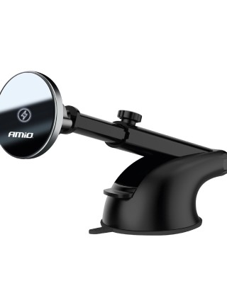 Amio - ΒΑΣΗ ΣΤΗΡΙΞΗΣ ΚΙΝΗΤΟΥ ΓΙΑ ΤΖΑΜΙ/ΤΑΜΠΛΟ ΜΑΓΝΗΤΙΚΗ ΜΕ ΑΣΥΡΜΑΤΗ ΦΟΡΤΙΣΗ QUICK CHARGE 2A MAX15W MY MAG - 1 Τεμ. (03776/AM)