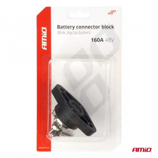 AMC-03807/AM - ΤΕΡΜΑΤΙΚΟ ΑΚΡΟΔΕΚΤΩΝ ΜΟΝΟ 8 ΠΟΛΩΝ 160Α 48V AMIO - 1 Τεμ. ΤΕΡΜΑΤΙΚΟ ΑΚΡΟΔΕΚΤΩΝ ΜΟΝΟ 8 ΠΟΛΩΝ 160Α 48V AMIO - 1 Τεμ.