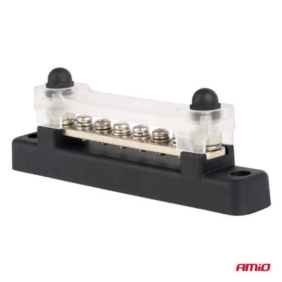 AMC-03809/AM - ΜΠΑΡΑ ΚΑΛΩΔΙΩΝ / ΤΕΡΜΑΤΙΚΟ 6 ΘΕΣΕΩΝ M6 max 48V AMIO - 1 Τεμ. ΜΠΑΡΑ ΚΑΛΩΔΙΩΝ / ΤΕΡΜΑΤΙΚΟ 6 ΘΕΣΕΩΝ M6 max 48V AMIO - 1 Τεμ.