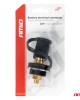 ΠΟΛΟΣ ΜΠΑΤΑΡΙΑΣ ΑΡΝΗΤΙΚΟΣ 3/8'' M10 max.48V 250A ΣΕ ΜΑΥΡΟ ΧΡΩΜΑ ΜΕ ΚΑΠΑΚΙ AMIO - 1 Τεμ.