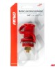 ΠΟΛΟΣ ΜΠΑΤΑΡΙΑΣ ΘΕΤΙΚΟΣ 3/8'' M10 max.48V 250A ΣΕ ΚΟΚΚΙΝΟ ΧΡΩΜΑ ΜΕ ΚΑΠΑΚΙ AMIO - 1 Τεμ.