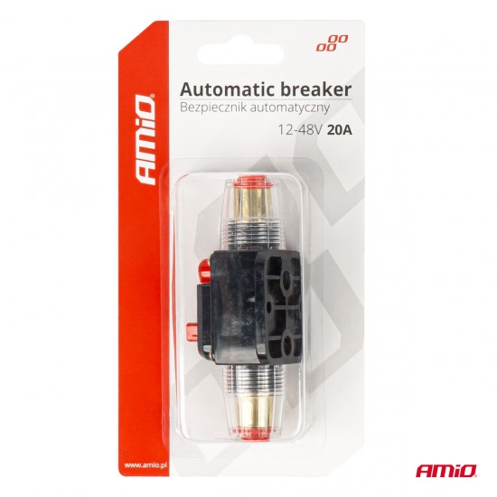 AMC-03815/AM - ΔΙΑΚΟΠΤΗΣ ΑΣΦΑΛΕΙΑΣ ΚΥΚΛΩΜΑΤΟΣ 12/24/36/48V 20A AMIO - 1 Τεμ. ΔΙΑΚΟΠΤΗΣ ΑΣΦΑΛΕΙΑΣ ΚΥΚΛΩΜΑΤΟΣ 12/24/36/48V 20A AMIO - 1 Τεμ.