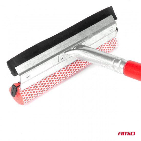 ΚΑΘΑΡΙΣΤΗΡΑΣ ΤΖΑΜΙΩΝ ΜΕ ΣΦΟΥΓΓΑΡΙ & ΚΟΝΤΑΡΙ ΑΛΟΥΜΙΝΙΟΥ 60cm AMIO - 1 Τεμ.