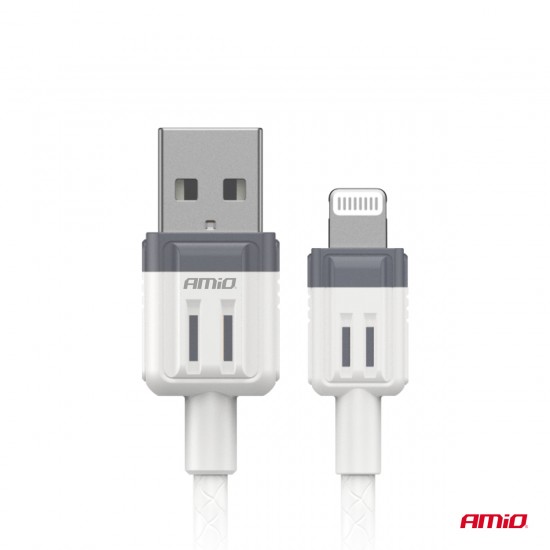AMC-03907/AM - ΚΑΛΩΔΙΟ ΦΟΡΤΙΣΗΣ ΚΑΙ ΜΕΤΑΦΟΡΑΣ ΔΕΔΟΜΕΝΩΝ ΑΠΟ USB TYPE A ΣΕ APPLE LIGHTING 100CM 3A ΑΜΙΟ - 1 ΤΕΜ. ΚΑΛΩΔΙΟ ΦΟΡΤΙΣΗΣ ΚΑΙ ΜΕΤΑΦΟΡΑΣ ΔΕΔΟΜΕΝΩΝ ΑΠΟ USB TYPE A ΣΕ APPLE LIGHTING 100CM 3A ΑΜΙΟ - 1 ΤΕΜ.