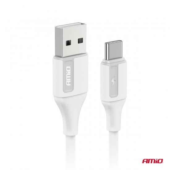 AMC-03918/AM - ΚΑΛΩΔΙΟ ΦΟΡΤΙΣΗΣ ΚΑΙ ΜΕΤΑΦΟΡΑΣ ΔΕΔΟΜΕΝΩΝ ΑΠΟ USB TYPE A ΣΕ USB TYPE C 3A 200CM ΛΕΥΚΟ ΑΜΙΟ - 1 ΤΕΜ. ΚΑΛΩΔΙΟ ΦΟΡΤΙΣΗΣ ΚΑΙ ΜΕΤΑΦΟΡΑΣ ΔΕΔΟΜΕΝΩΝ ΑΠΟ USB TYPE A ΣΕ USB TYPE C 3A 200CM ΛΕΥΚΟ ΑΜΙΟ - 1 ΤΕΜ.