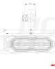 AMC-03929/AM - ΣΤΡΟΜΠΟ 12/24V 4xSMD LED 12W (4x3W) R65 R10 IP6K9K 95x30mm ΑΜΙΟ - 1 ΤΕΜ. ΣΤΡΟΜΠΟ 12/24V 4xSMD LED 12W (4x3W) R65 R10 IP6K9K 95x30mm ΑΜΙΟ - 1 ΤΕΜ.