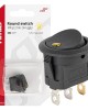 AMC-03962/AM - ΔΙΑΚΟΠΤΗΣ 12V ON/OFF ΣΤΡΟΓΓΥΛΟΣ ΜΕ 3 ΕΠΑΦΕΣ ΚΙΤΡΙΝΟ LED AMIO - 1 τεμ. ΔΙΑΚΟΠΤΗΣ 12V ON/OFF ΣΤΡΟΓΓΥΛΟΣ ΜΕ 3 ΕΠΑΦΕΣ ΚΙΤΡΙΝΟ LED AMIO - 1 τεμ.