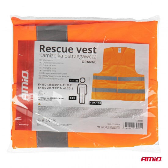 AMC-03985/AM - ΓΙΛΕΚΟ ΑΝΑΚΛΑΣΤΙΚΟ ΕΚΤΑΚΤΗΣ ΑΝΑΓΚΗΣ XXL (ΦΩΣΦΟΡΙΖΕ/ΠΟΡΤΟΚΑΛΙ/ΠΟΛΥΕΣΤΕΡΙΚΟ) AMIO - 1 τεμ. ΓΙΛΕΚΟ ΑΝΑΚΛΑΣΤΙΚΟ ΕΚΤΑΚΤΗΣ ΑΝΑΓΚΗΣ XXL (ΦΩΣΦΟΡΙΖΕ/ΠΟΡΤΟΚΑΛΙ/ΠΟΛΥΕΣΤΕΡΙΚΟ) AMIO - 1 τεμ.