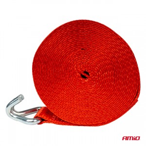 Amio - ΙΜΑΝΤΑΣ ΔΕΣΙΜΑΤΟΣ ΜΕ ΔΙΠΛΟ ΓΑΝΤΖΟ ΜΕΤΑΛΛΙΚΟ 9,60m 5000KG 50mm ΚΟΚΚΙΝΟΣ - 1 τεμ. (03998/AM)