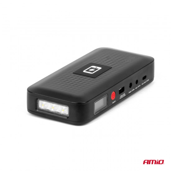 AMC-04055/AM - ΕΚΚΙΝΗΤΗΣ ΜΠΑΤΑΡΙΑΣ - STARTER POWERBANK 12V 4000mAh 800A ΜΕ ΟΘΟΝΗ LCD & ΑΣΥΡΜΑΤΗ ΦΟΡΤΙΣΗ ΑΜΙΟ - 1 τεμ. ΕΚΚΙΝΗΤΗΣ ΜΠΑΤΑΡΙΑΣ - STARTER POWERBANK 12V 4000mAh 800A ΜΕ ΟΘΟΝΗ LCD & ΑΣΥΡΜΑΤΗ ΦΟΡΤΙΣΗ ΑΜΙΟ - 1 τεμ.