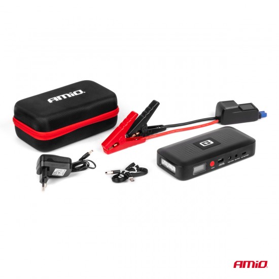 AMC-04055/AM - ΕΚΚΙΝΗΤΗΣ ΜΠΑΤΑΡΙΑΣ - STARTER POWERBANK 12V 4000mAh 800A ΜΕ ΟΘΟΝΗ LCD & ΑΣΥΡΜΑΤΗ ΦΟΡΤΙΣΗ ΑΜΙΟ - 1 τεμ. ΕΚΚΙΝΗΤΗΣ ΜΠΑΤΑΡΙΑΣ - STARTER POWERBANK 12V 4000mAh 800A ΜΕ ΟΘΟΝΗ LCD & ΑΣΥΡΜΑΤΗ ΦΟΡΤΙΣΗ ΑΜΙΟ - 1 τεμ.