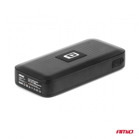 AMC-04055/AM - ΕΚΚΙΝΗΤΗΣ ΜΠΑΤΑΡΙΑΣ - STARTER POWERBANK 12V 4000mAh 800A ΜΕ ΟΘΟΝΗ LCD & ΑΣΥΡΜΑΤΗ ΦΟΡΤΙΣΗ ΑΜΙΟ - 1 τεμ. ΕΚΚΙΝΗΤΗΣ ΜΠΑΤΑΡΙΑΣ - STARTER POWERBANK 12V 4000mAh 800A ΜΕ ΟΘΟΝΗ LCD & ΑΣΥΡΜΑΤΗ ΦΟΡΤΙΣΗ ΑΜΙΟ - 1 τεμ.