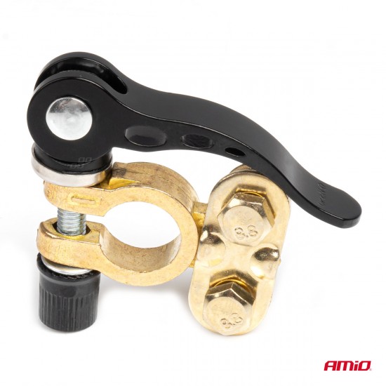 AMC-04059/AM - ΠΟΛΟΙ ΜΠΑΤΑΡΙΑΣ / ΑΚΡΟΔΕΚΤΕΣ 12V 40A ΜΕ ΣΦΙΓΚΤΗΡΕΣ & ΚΛΕΙΔΙ AMIO - 3 ΤΕΜ. ΠΟΛΟΙ ΜΠΑΤΑΡΙΑΣ / ΑΚΡΟΔΕΚΤΕΣ 12V 40A ΜΕ ΣΦΙΓΚΤΗΡΕΣ & ΚΛΕΙΔΙ AMIO - 3 ΤΕΜ.