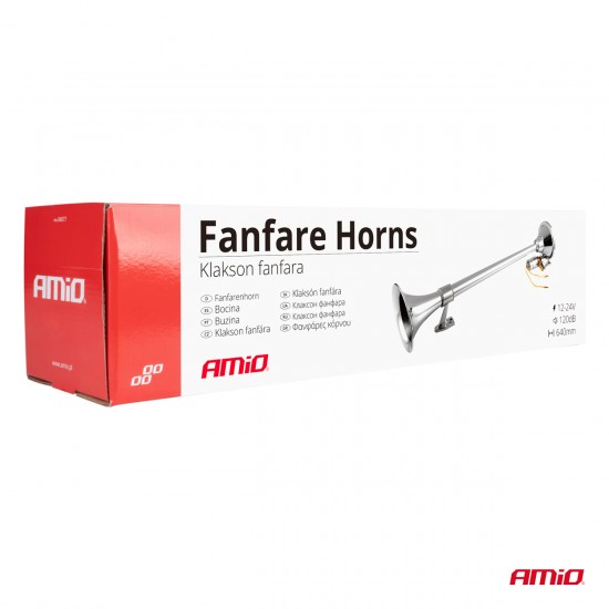 AMC-04076/AM - ΚΟΡΝΑ ΠΝΕΥΜΑΤΙΚΗ ΜΟΝΗ 12/24V 150dB ΜΗΚΟΣ:64 cm ΧΡΩΜΙΟ ΑΜΙΟ - 1 ΤΕΜ. ΚΟΡΝΑ ΠΝΕΥΜΑΤΙΚΗ ΜΟΝΗ 12/24V 150dB ΜΗΚΟΣ:64 cm ΧΡΩΜΙΟ ΑΜΙΟ - 1 ΤΕΜ.