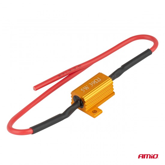 AMC-04090/AM - ΑΝΤΙΣΤΑΣΗ CAN-BUS 12V 5W 39Ω (CANCELLER) AMIO - 1 τεμ. ΑΝΤΙΣΤΑΣΗ CAN-BUS 12V 5W 39Ω (CANCELLER) AMIO - 1 τεμ.