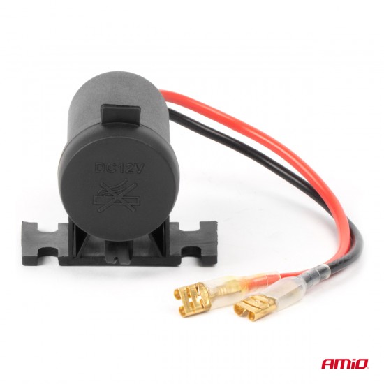 AMC-04129/AM - ΠΡΙΖΑ ΜΕ ΜΟΝΗ ΥΠΟΔΟΧΗ ΓΙΑ ΦΙΣ ΑΝΑΠΤΗΡΑ 12/24V ΑΔΙΑΒΡΟΧΗ AMIO - 1 τεμ. ΠΡΙΖΑ ΜΕ ΜΟΝΗ ΥΠΟΔΟΧΗ ΓΙΑ ΦΙΣ ΑΝΑΠΤΗΡΑ 12/24V ΑΔΙΑΒΡΟΧΗ AMIO - 1 τεμ.