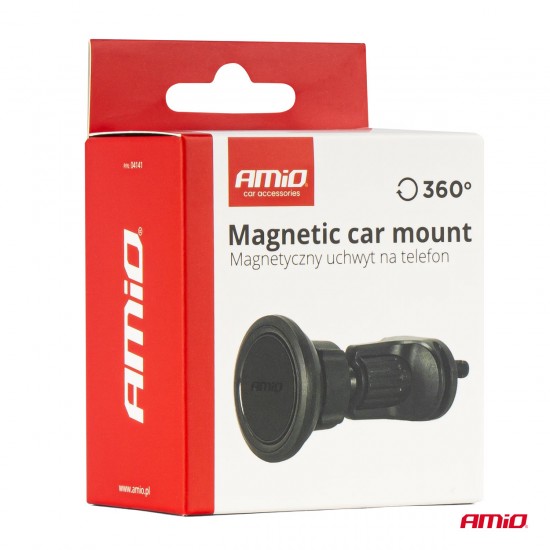 ΒΑΣΗ ΣΤΗΡΙΞΗΣ ΚΙΝΗΤΟΥ ΜΑΓΝΗΤΙΚΗ ΓΙΑ ΑΕΡΑΓΩΓΟ 360°  AMIO - 1 τεμ.