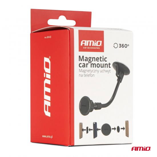 ΒΑΣΗ ΣΤΗΡΙΞΗΣ ΚΙΝΗΤΟΥ ΜΑΓΝΗΤΙΚΗ ΓΙΑ ΤΖΑΜΙ 360° AMIO - 1 τεμ.