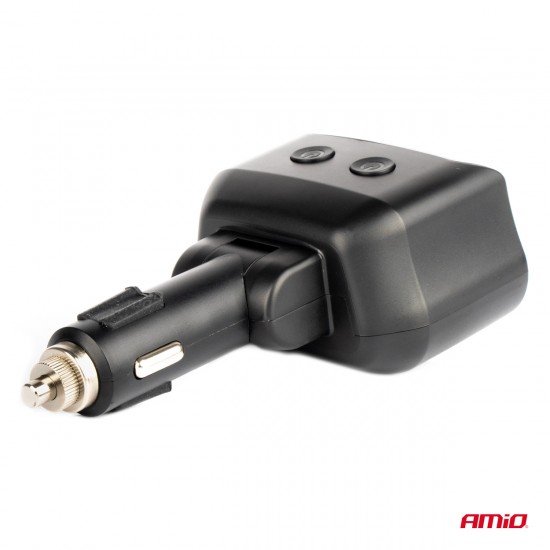 AMC-04173/AM - ΑΝΤΑΠΤΟΡΑΣ ΑΝΑΠΤΗΡΑ ΔΙΠΛΟΣ 12/24V ΜΕ ΒΟΛΤΟΜΕΤΡΟ ΜΕ 3 ΘΥΡΕΣ USB AMIO - 1 Τεμ. ΑΝΤΑΠΤΟΡΑΣ ΑΝΑΠΤΗΡΑ ΔΙΠΛΟΣ 12/24V ΜΕ ΒΟΛΤΟΜΕΤΡΟ ΜΕ 3 ΘΥΡΕΣ USB AMIO - 1 Τεμ.