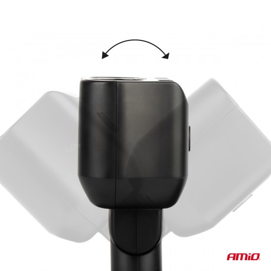 AMC-04173/AM - ΑΝΤΑΠΤΟΡΑΣ ΑΝΑΠΤΗΡΑ ΔΙΠΛΟΣ 12/24V ΜΕ ΒΟΛΤΟΜΕΤΡΟ ΜΕ 3 ΘΥΡΕΣ USB AMIO - 1 Τεμ. ΑΝΤΑΠΤΟΡΑΣ ΑΝΑΠΤΗΡΑ ΔΙΠΛΟΣ 12/24V ΜΕ ΒΟΛΤΟΜΕΤΡΟ ΜΕ 3 ΘΥΡΕΣ USB AMIO - 1 Τεμ.