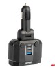 AMC-04174/AM - ΑΝΤΑΠΤΟΡΑΣ ΑΝΑΠΤΗΡΑ ΔΙΠΛΟΣ 12/24V ΜΕ ΒΟΛΤΟΜΕΤΡΟ ΜΕ 3 ΘΥΡΕΣ USB AMIO - 1 Τεμ. ΑΝΤΑΠΤΟΡΑΣ ΑΝΑΠΤΗΡΑ ΔΙΠΛΟΣ 12/24V ΜΕ ΒΟΛΤΟΜΕΤΡΟ ΜΕ 3 ΘΥΡΕΣ USB AMIO - 1 Τεμ.