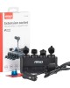 AMC-04175/AM - ΑΝΤΑΠΤΟΡΑΣ ΑΝΑΠΤΗΡΑ ΤΕΤΡΑΠΛΟΣ 12/24V 216W MAX ΜΕ 2 ΘΥΡΕΣ USB PD30W/QC3.0 AMIO - 1 Τεμ. ΑΝΤΑΠΤΟΡΑΣ ΑΝΑΠΤΗΡΑ ΤΕΤΡΑΠΛΟΣ 12/24V 216W MAX ΜΕ 2 ΘΥΡΕΣ USB PD30W/QC3.0 AMIO - 1 Τεμ.