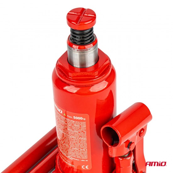 ΓΡΥΛΟΣ ΥΔΡΑΥΛΙΚΟΣ 5 ΤΟΝΩΝ (5.000kg) ΑΝΥΨΩΣΗ: 195-380mm ΜΕ ΒΑΛΙΤΣΑΚΙ AMIO - 1 τεμ.