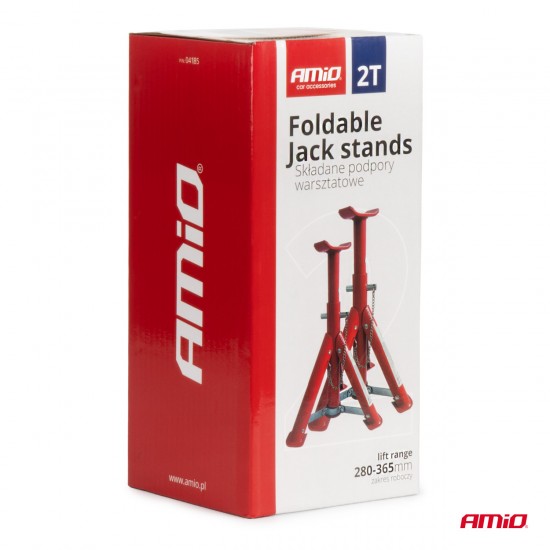 ΣΤΡΙΠΟΔΑ 3 ΕΠΙΠΕΔΩΝ 2 ΤΟΝΩΝ (2.000kg) ΥΨΟΥΣ 280-365mm AMIO - 2 τεμ.