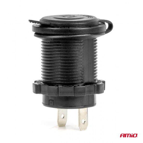 AMC-04219/AM - ΠΡΙΖΑ ΜΕ ΥΠΟΔΟΧΗ ΓΙΑ ΦΙΣ ΑΝΑΠΤΗΡΑ ΚΑΙ ΚΑΠΑΚΙ 12/24V ΜΕ ΚΟΚΚΙΝΟ LED ΦΩΣ ΜΑΥΡΗ ΑΔΙΑΒΡΟΧΗ ΑΜΙΟ - 1 τεμ. ΠΡΙΖΑ ΜΕ ΥΠΟΔΟΧΗ ΓΙΑ ΦΙΣ ΑΝΑΠΤΗΡΑ ΚΑΙ ΚΑΠΑΚΙ 12/24V ΜΕ ΚΟΚΚΙΝΟ LED ΦΩΣ ΜΑΥΡΗ ΑΔΙΑΒΡΟΧΗ ΑΜΙΟ - 1 τεμ.