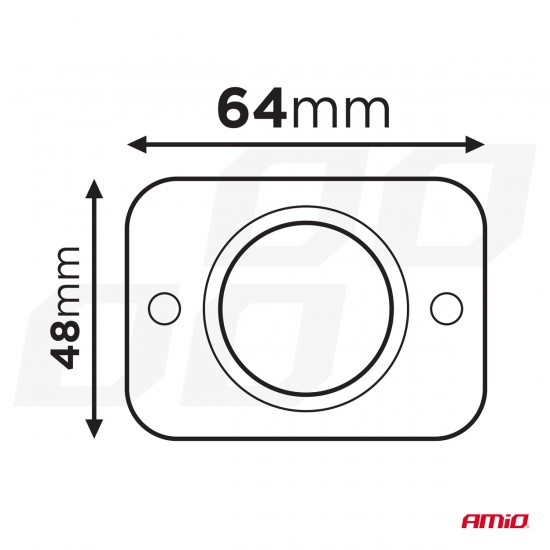 ΠΡΙΖΑ ΜΕ 2 ΘΥΡΕΣ-USB+USB-C ΚΑΙ ΚΑΠΑΚΙ 12/24V QUICK CHARGE 3.0 ΑΔΙΑΒΡΟΧΗ ΤΕΤΡΑΓΩΝΟ ΣΧΗΜΑ ΜΑΥΡΗ AMIO - 1 Τεμ.