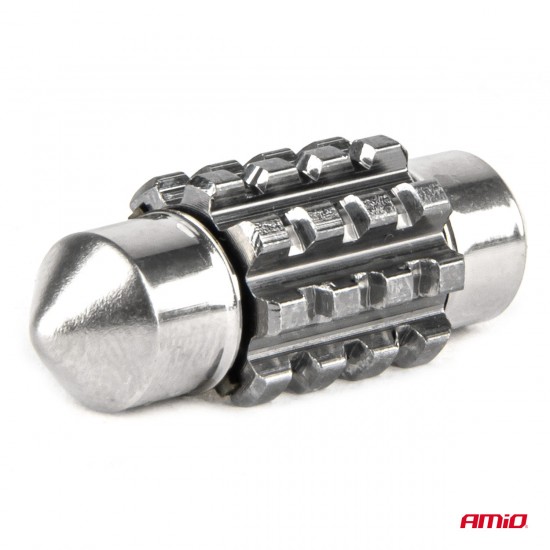 AMC-04235/AM - ΛΑΜΠΑΚΙΑ ΠΛΑΦΟΝΙΕΡΑΣ 31mm 12/24V C5W 5500K 12xSMD 2016 CAN-BUS FESTOON (ΛΕΥΚΟ) ΑΜΙΟ - 2 ΤΕΜ. ΛΑΜΠΑΚΙΑ ΠΛΑΦΟΝΙΕΡΑΣ 31mm 12/24V C5W 5500K 12xSMD 2016 CAN-BUS FESTOON (ΛΕΥΚΟ) ΑΜΙΟ - 2 ΤΕΜ.