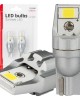 Amio - Λάμπα LED CANBUS T15 (W16W) 2SMD 3570 Λευκή 6000K 12V/24V για Φώτα Όπισθεν & Βοηθητικό Φωτισμό - 2τεμ. (04257/AM)