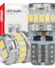 Amio - Λάμπα LED CANBUS T10 (W5W) 16SMD 3014 + 2SMD 3030 Λευκή 6000K 12V/24V για Φώτα Θέσης, Πινακίδας & Εσωτερικού - 2τεμ. (04260/AM)