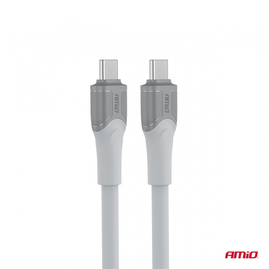 AMC-04292/AM - ΚΑΛΩΔΙΟ ΦΟΡΤΙΣΗΣ ΚΑΙ ΜΕΤΑΦΟΡΑΣ ΔΕΔΟΜΕΝΩΝ ΑΠΟ USB TYPE C ΣΕ USB TYPE C 200CM 60W ΛΕΥΚΟ AMIO - 1 Τεμ. ΚΑΛΩΔΙΟ ΦΟΡΤΙΣΗΣ ΚΑΙ ΜΕΤΑΦΟΡΑΣ ΔΕΔΟΜΕΝΩΝ ΑΠΟ USB TYPE C ΣΕ USB TYPE C 200CM 60W ΛΕΥΚΟ AMIO - 1 Τεμ.